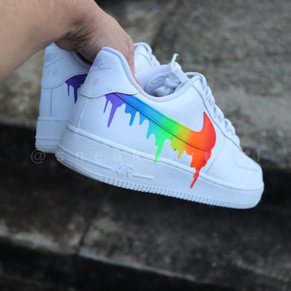 AIR FORCE 1 Low Pride Rainbow Paint Drips - Picture 9 of 9
